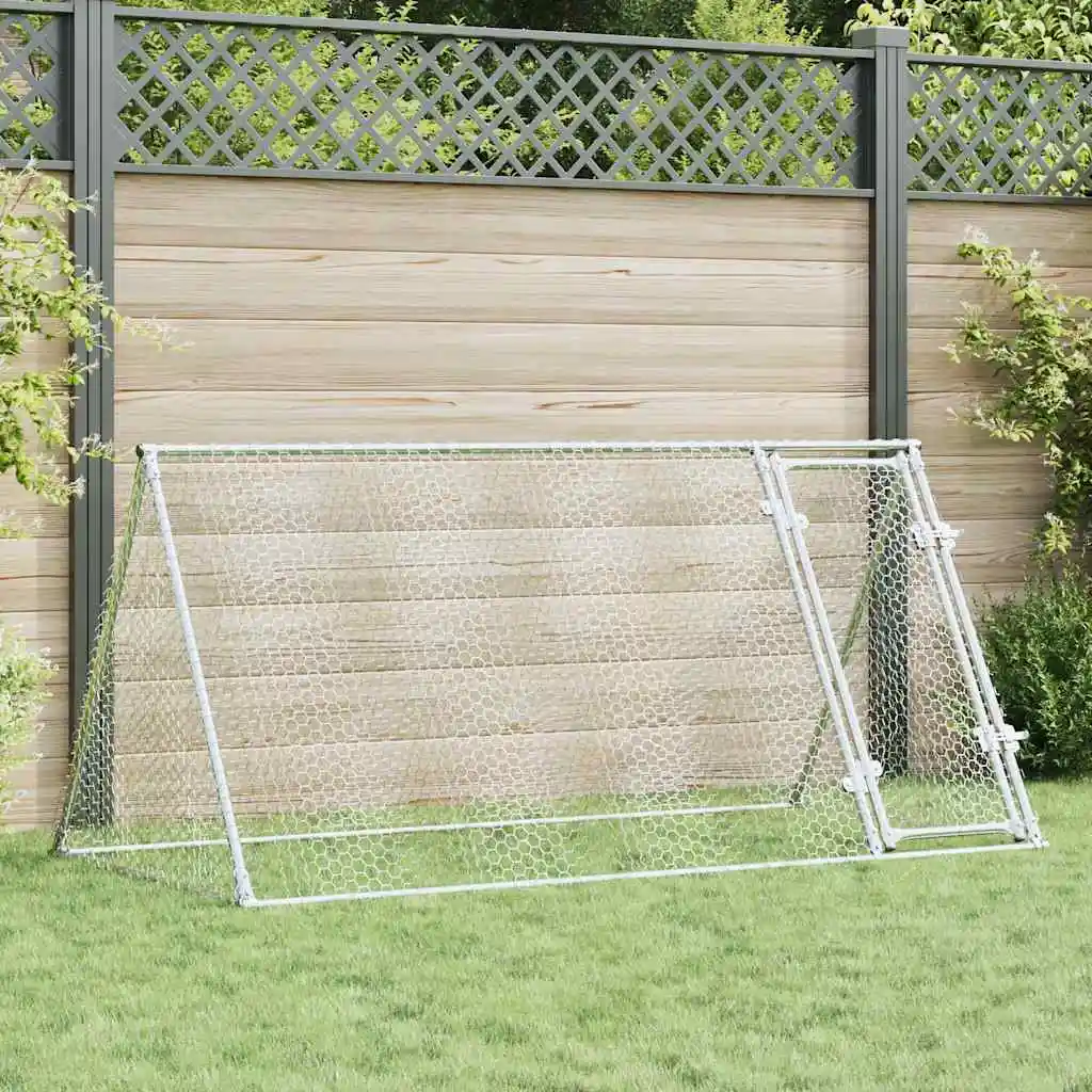 Chicken Cage Silver 200x Galvanized