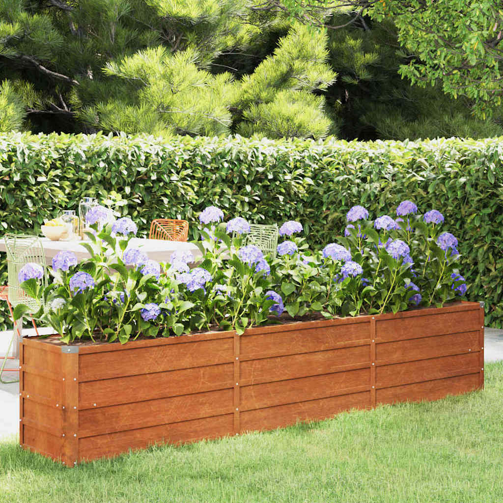 Corten Steel Raised Garden Bed, picture 11 of 12