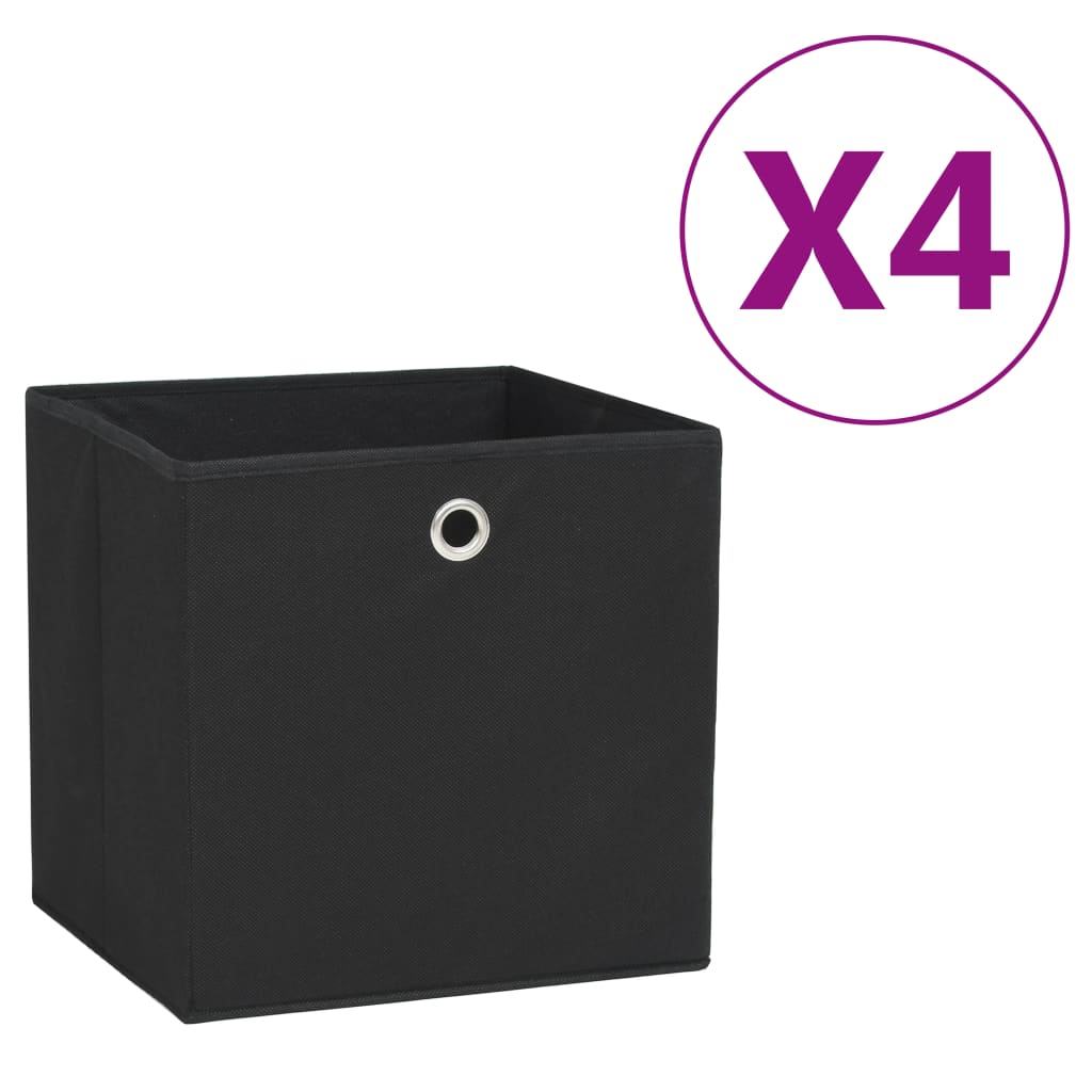   storage boxes, 4 pcs. Non-woven fabric, 28x   storage boxes