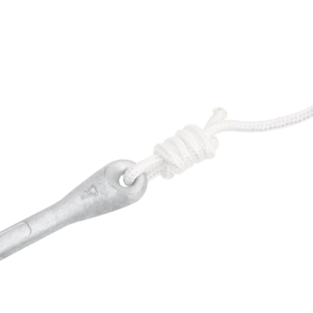 Klappanker mit Seil, silberfarbener Klappanker aus Temperguss_voghion.com