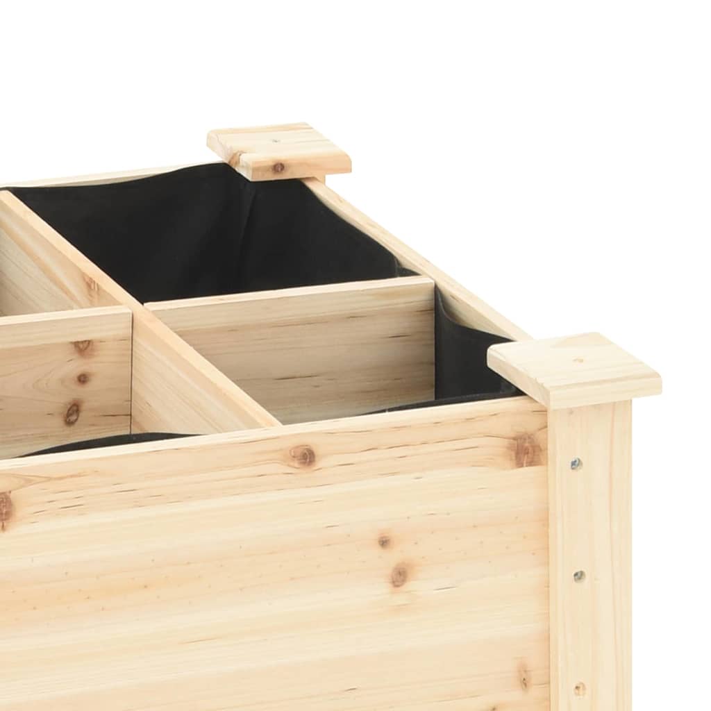 Wooden Garden Planter with Shelf, picture 4 of 7