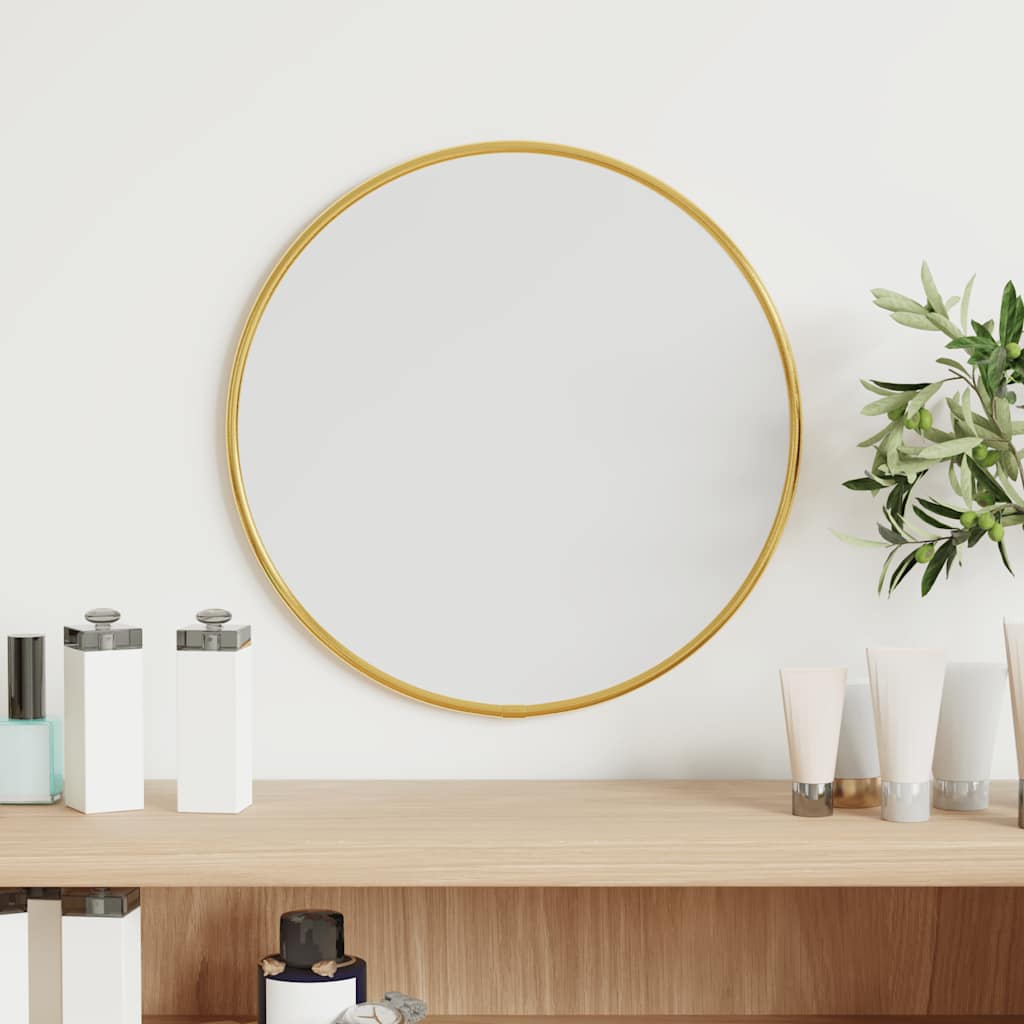 Round Wall Mirror with PVC Frame, picture 4 of 5