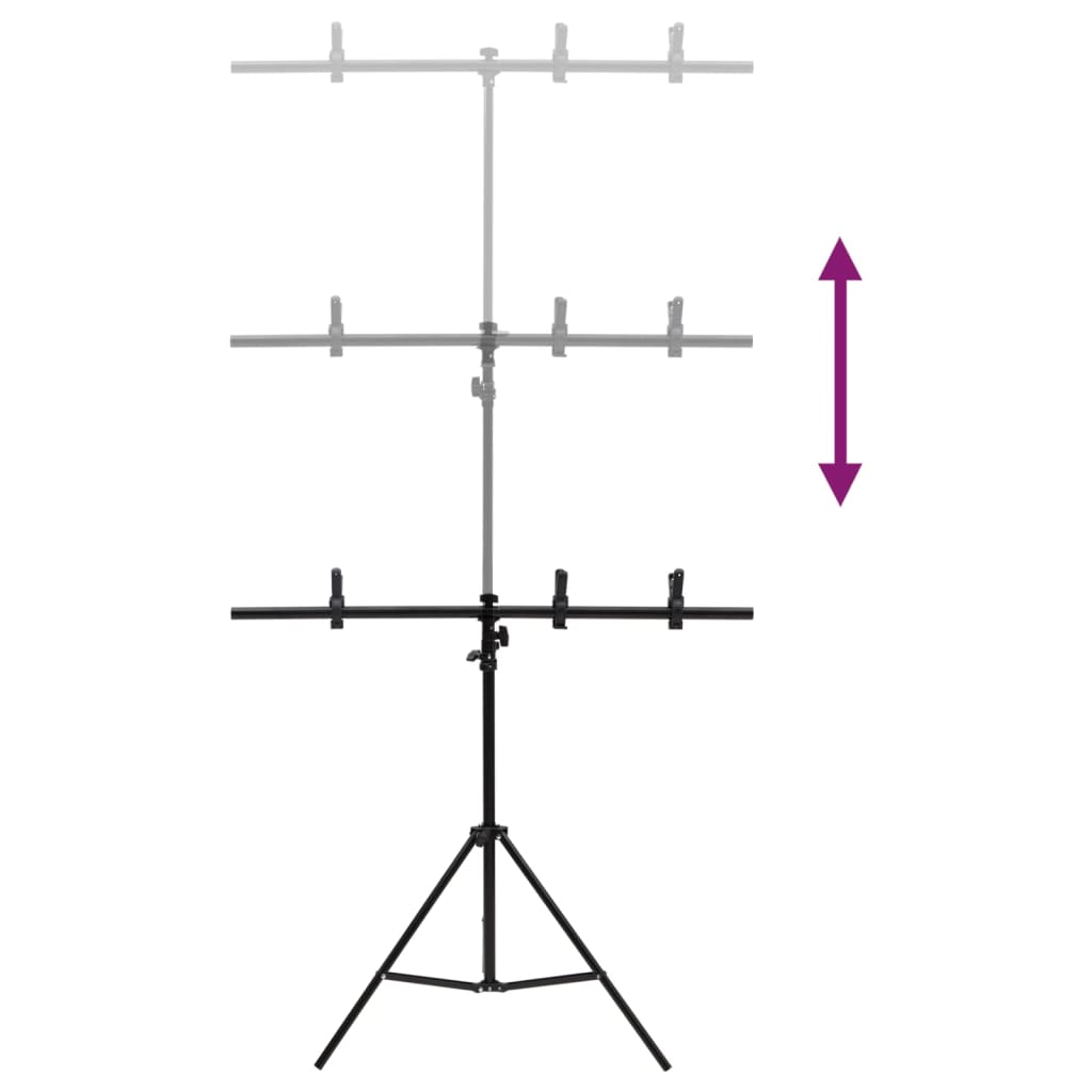   T-shaped background stand 91x60x(70-200) cm   T-shaped background stand