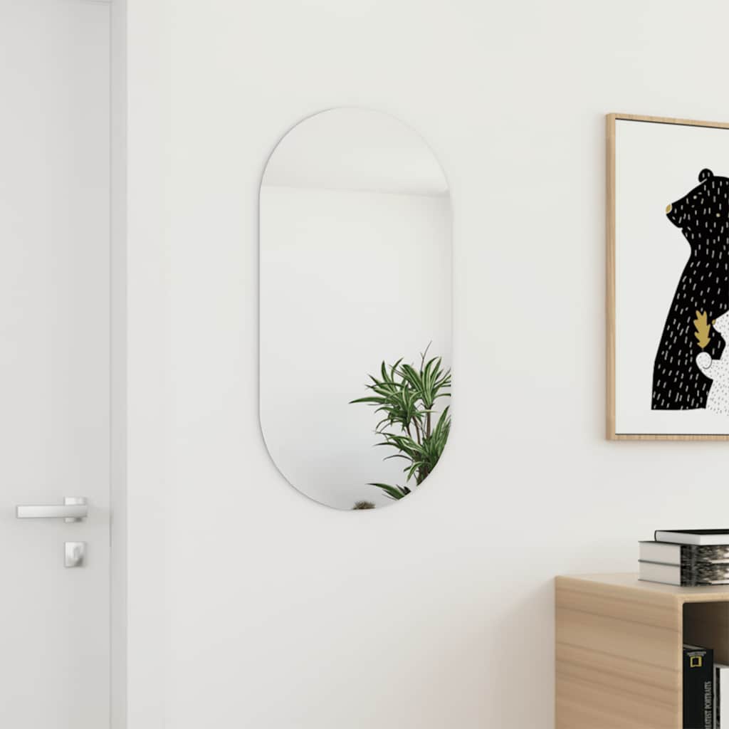 Frameless Oval Wall Mirror, picture 4 of 8