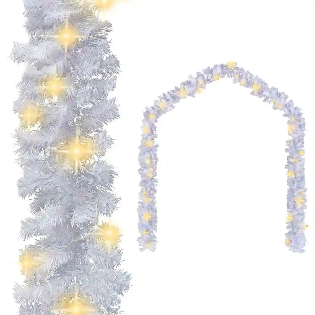 Christmas garland with LED lights 5 m