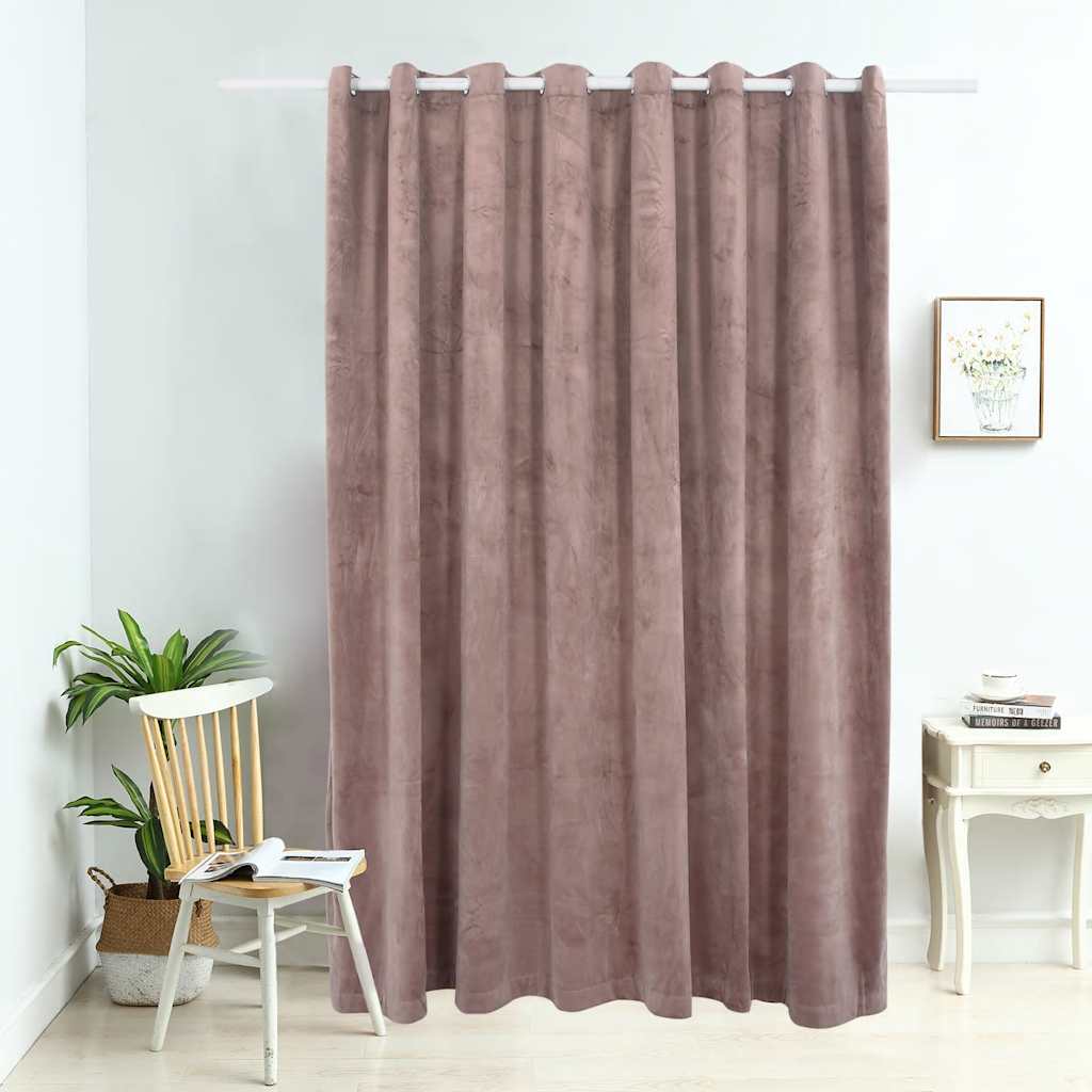 Blackout Curtain With Metal Eyelets, Velvet. Blackout Curtain With, picture 6 of 6