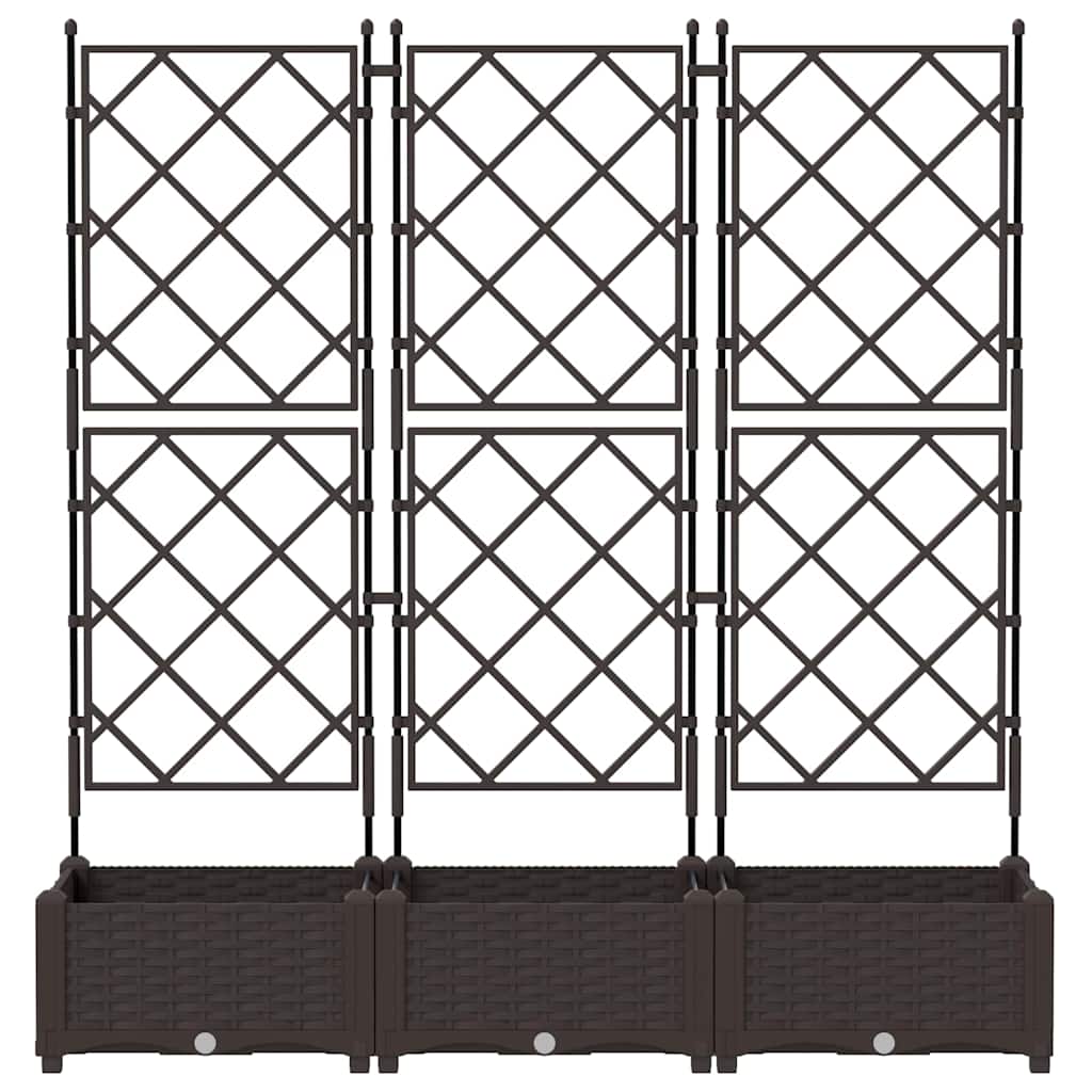Garden Planter with Trellis