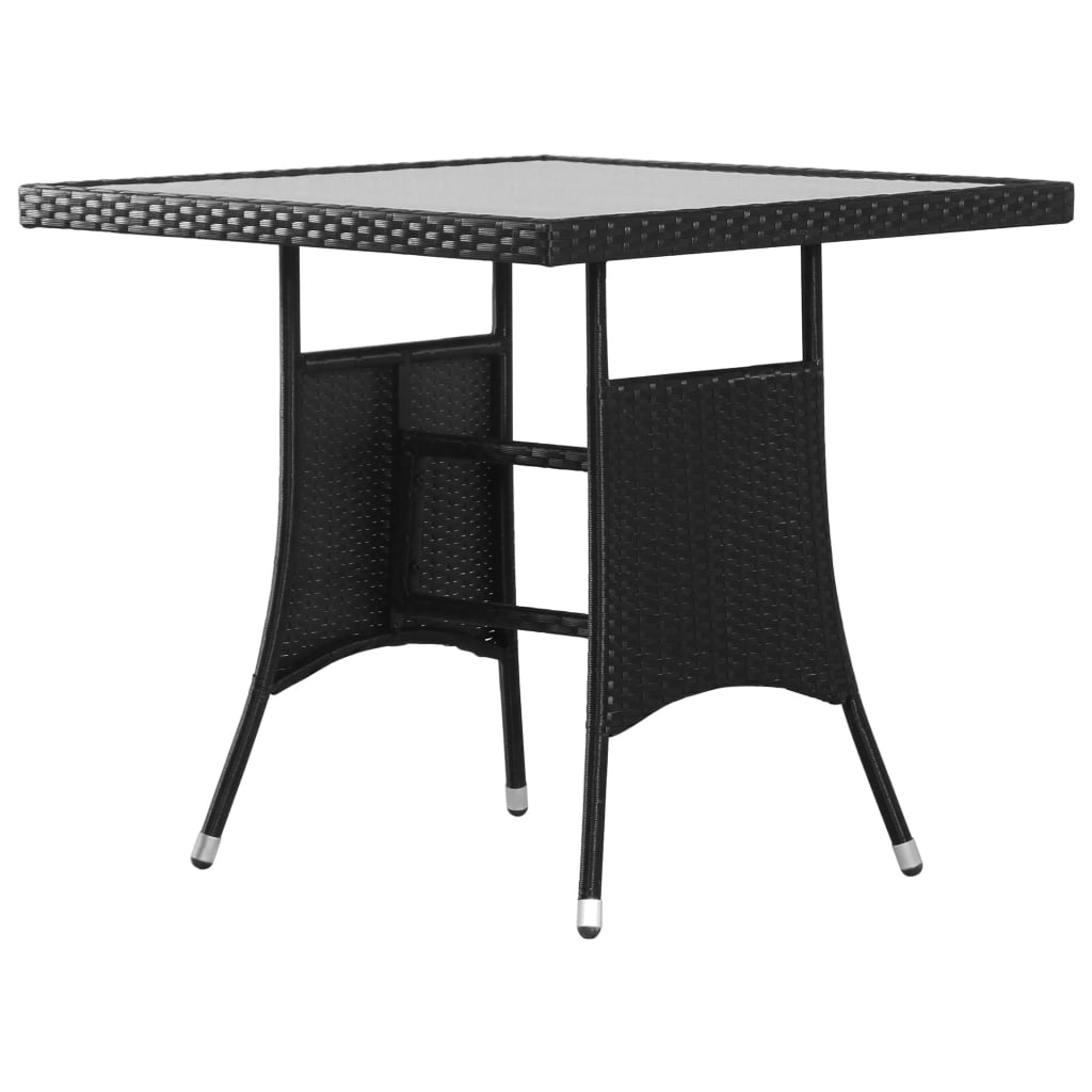 Garden Table 80 x Poly Rattan 80 X 80 X 74 Cm - Shop at LoveMi
