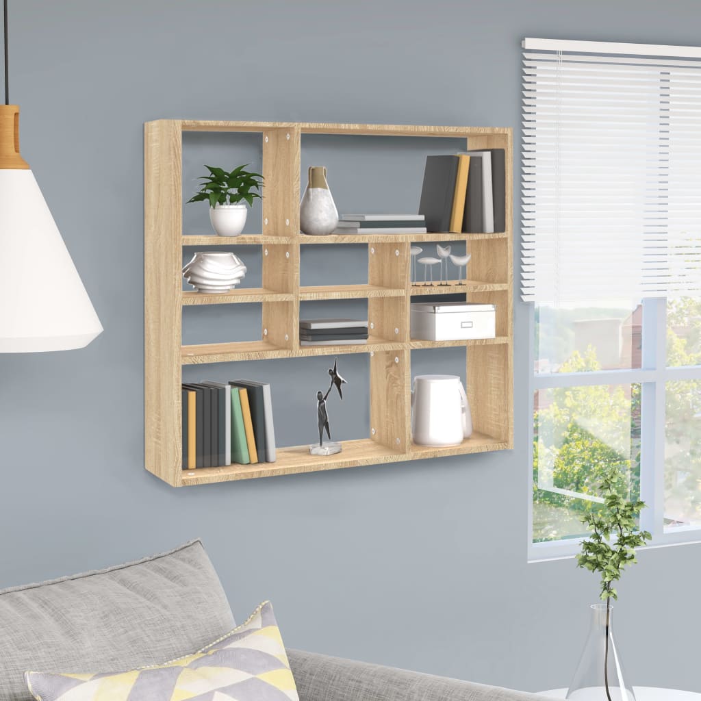 Wall Shelf with 10 Compartments, picture 4 of 9