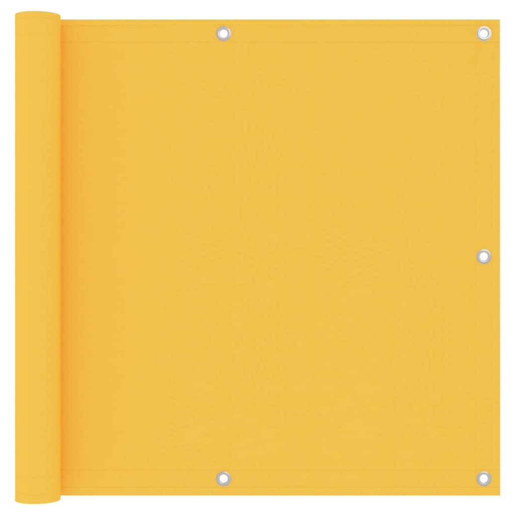 Balcony Privacy Screen Anthracite Oxford Fabric Balcony Privacy Screen Anthracite Oxford Fabric Yellow - Shop at LoveMi