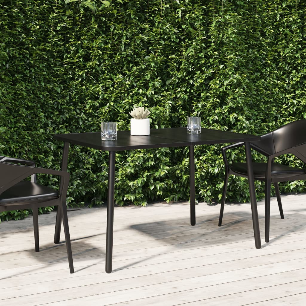 Garden Table Anthracite 110x 110 X 80 X 71 Cm - Shop at LoveMi