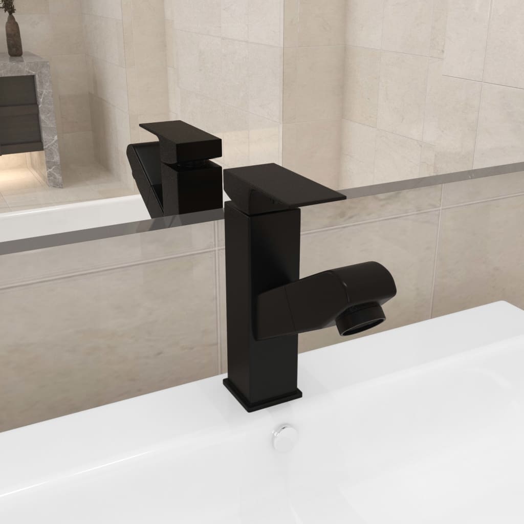   washbasin tap with pull-out spray head 157x172 mm  