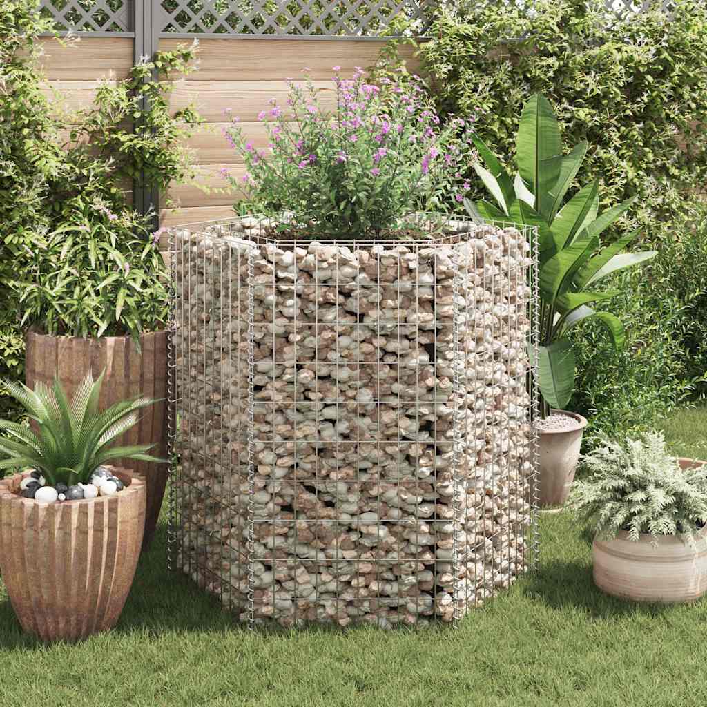 Hexagonal Gabion Raised Bed, picture 5 of 5