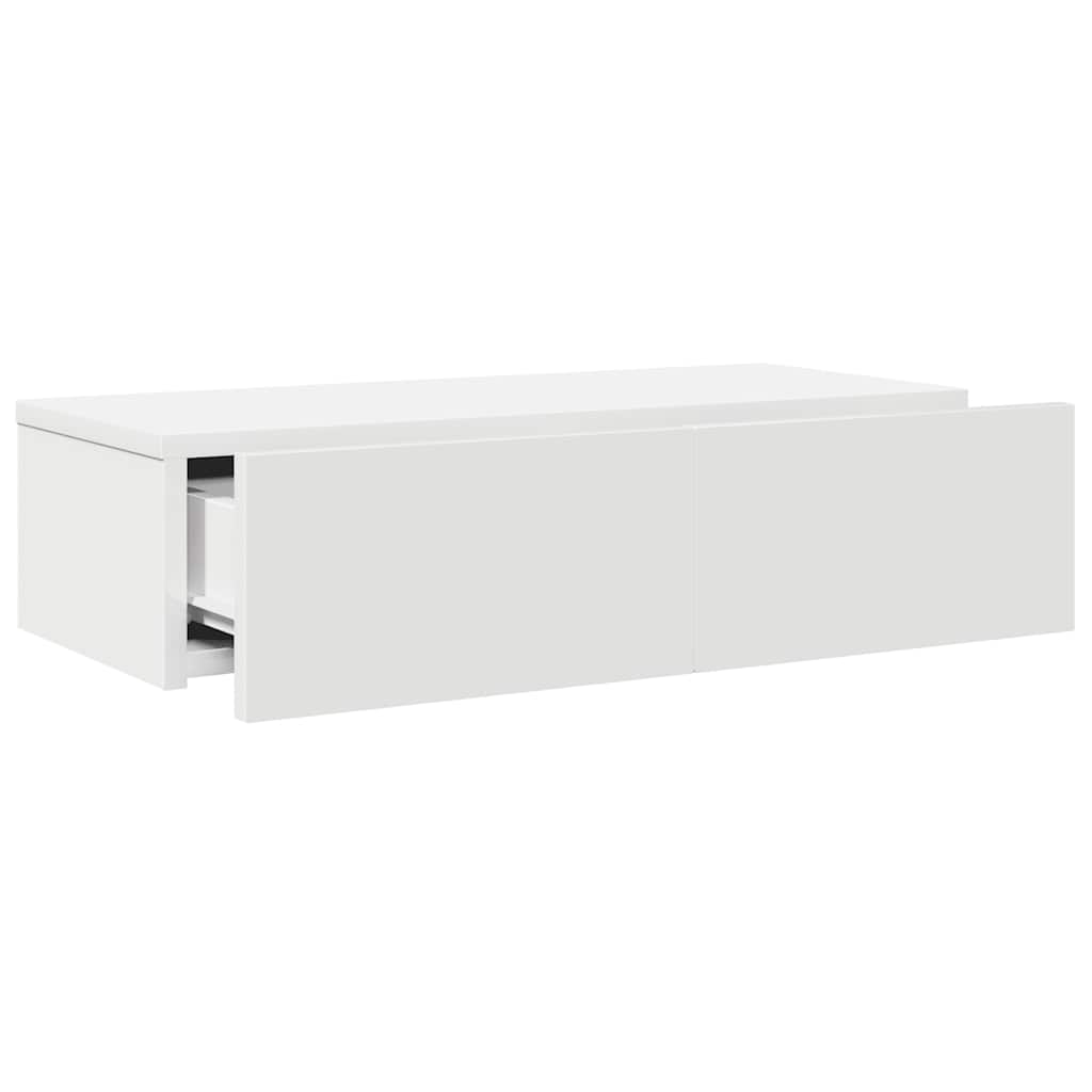 Wall Shelf with Drawers