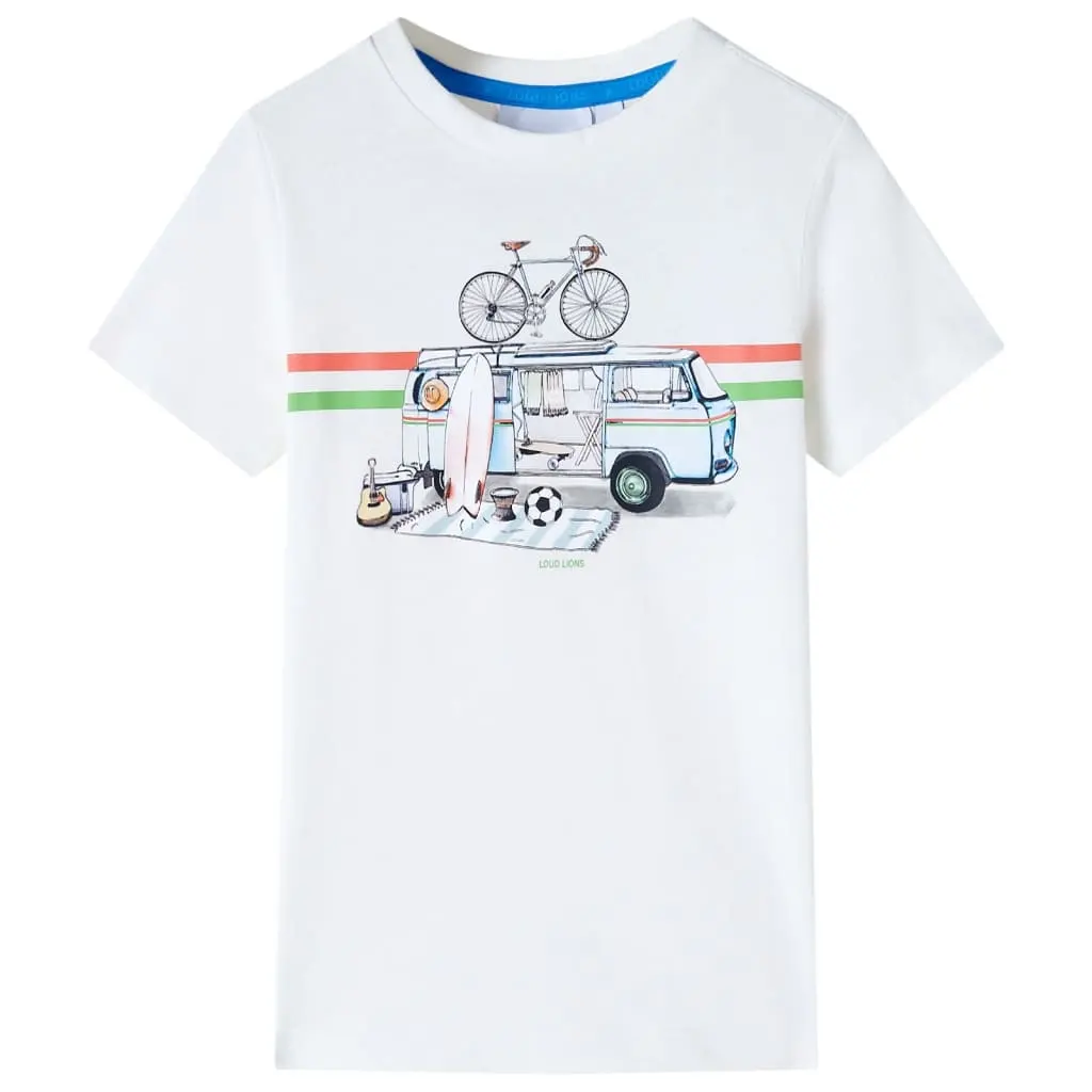 Children's T-shirt Ecru 104 116 Light