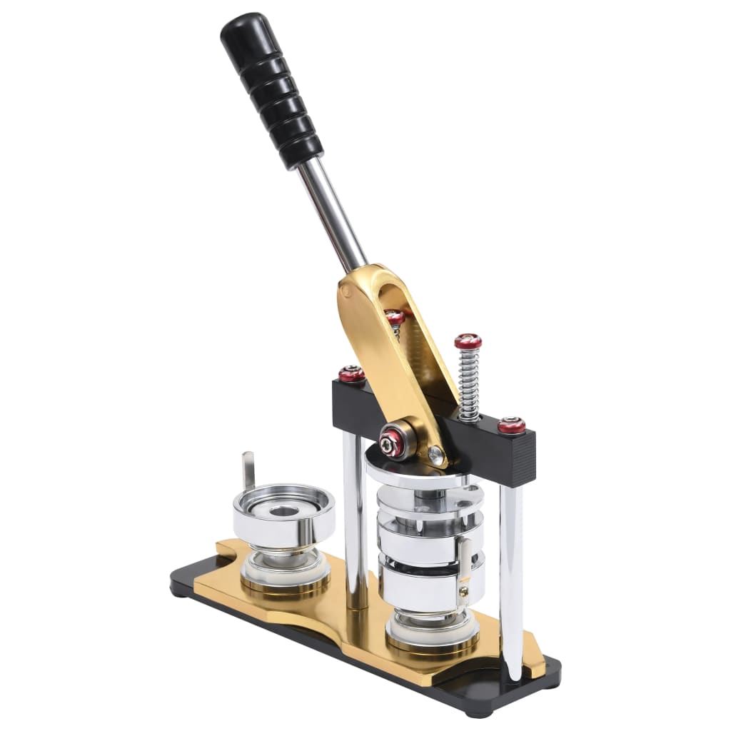   Button Machine with Circle Cutter Rotary Punch 58 mm  