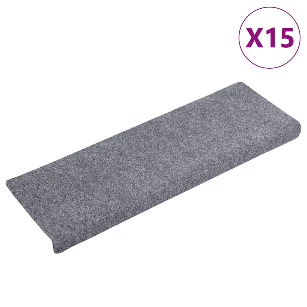   Self-Adhesive Stair Mats, 15 Pieces, 65x Rectangular Edge