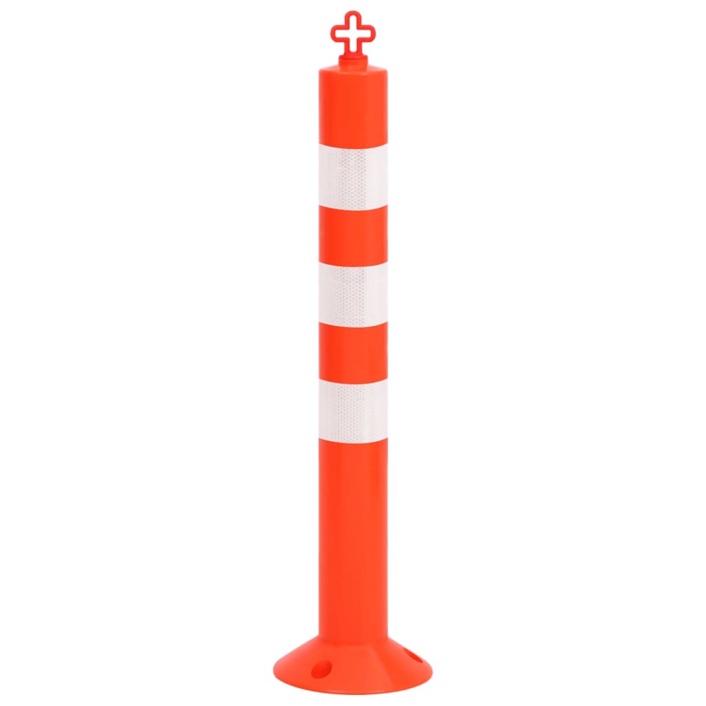   bollards, 10 pieces, with chain, 75 cm