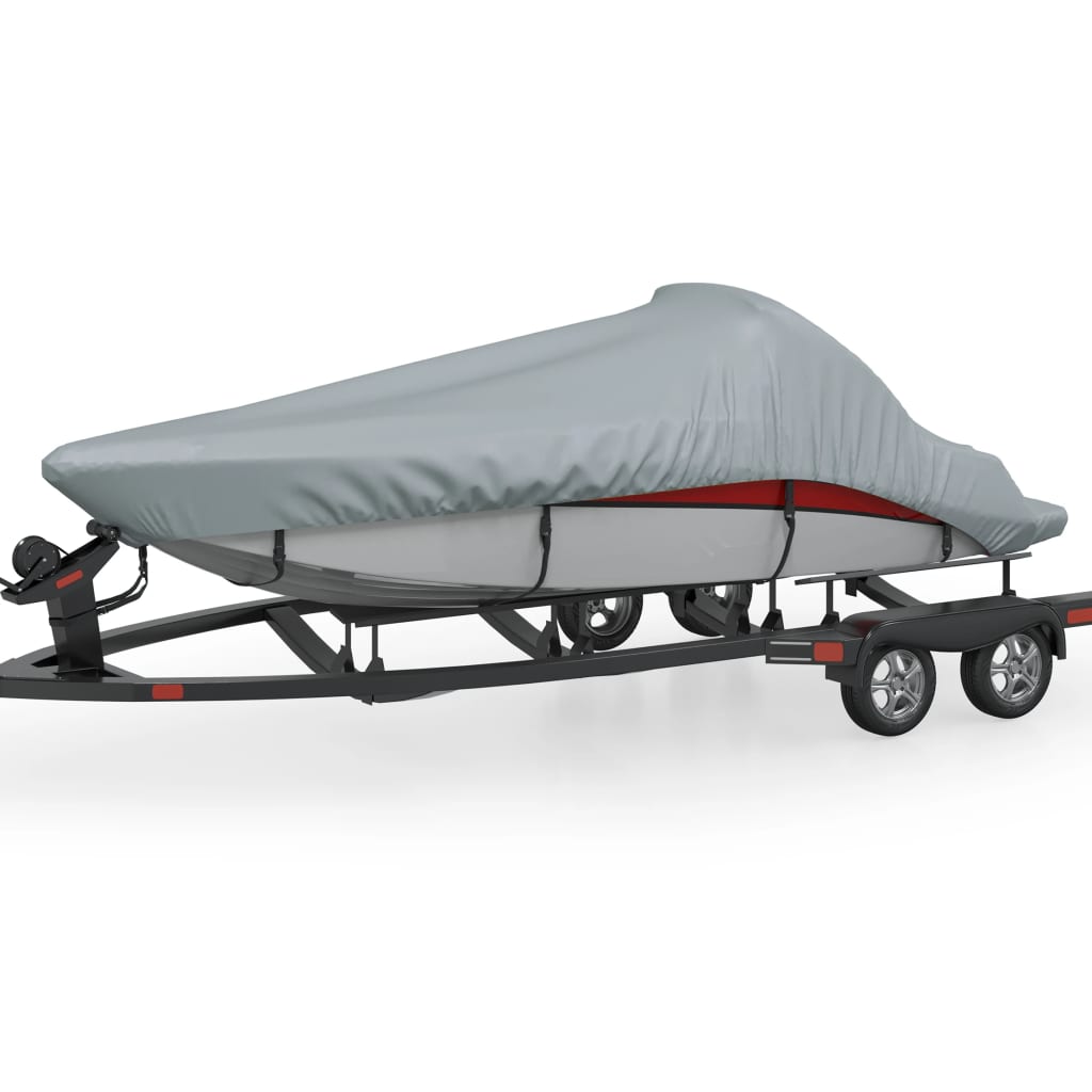 Boat cover, length 427-488 cm, width 173 cm – Gray, 427to488 x 173 cm