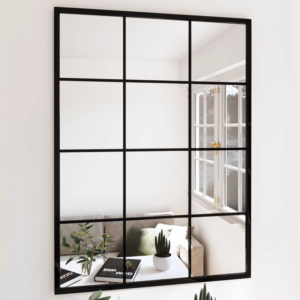 Rectangular Wall Mirror with Metal Frame, picture 6 of 12