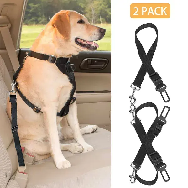 Pet Dog Seat Belt Leash Adjustable Cat