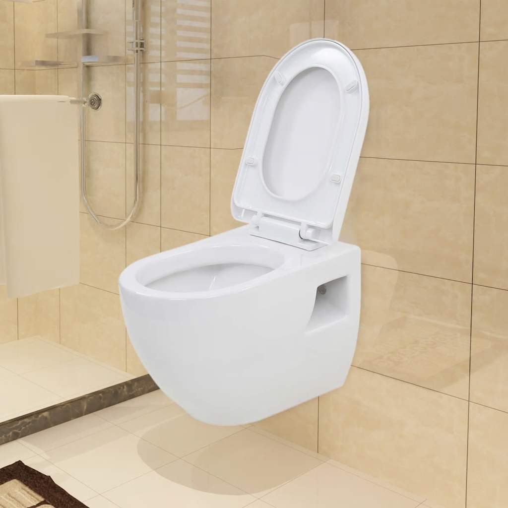   wall-hung ceramic toilet