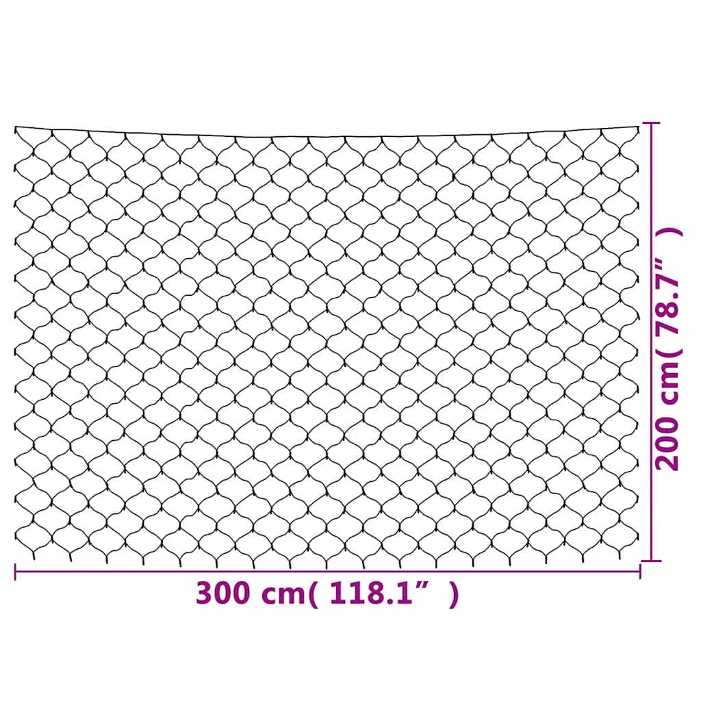   LED Light Net Warm White 3x2 m 204 LEDs Indoor