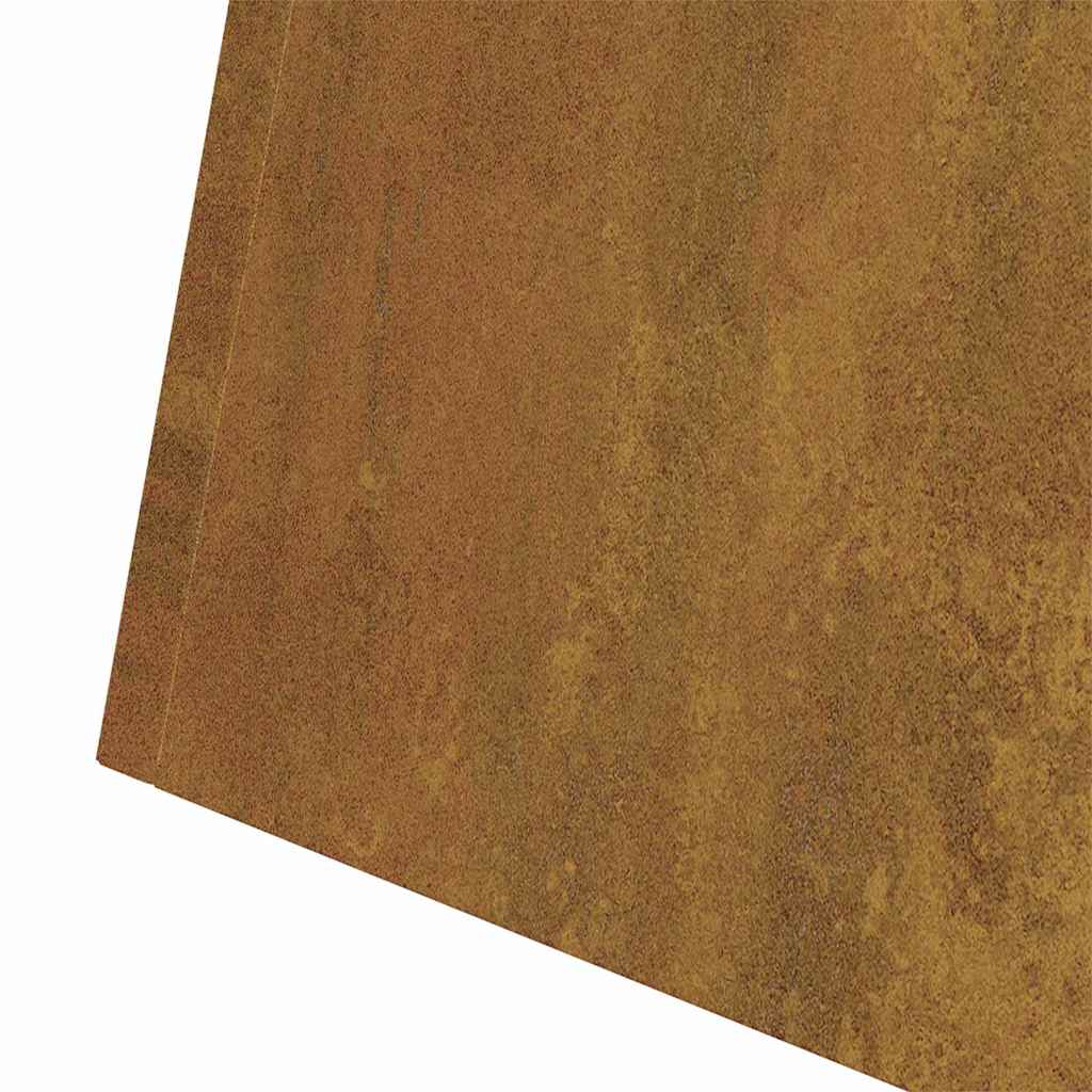 Stahl-Pflanzsäulen-Pflanzgefäß mit trapezförmigem Design für die Gartendekoration und Pflanzenpräsentation_voghion.com
