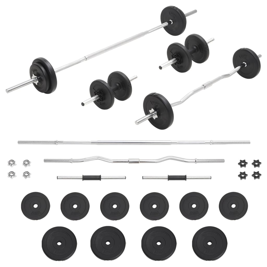 barbell and dumbbell set