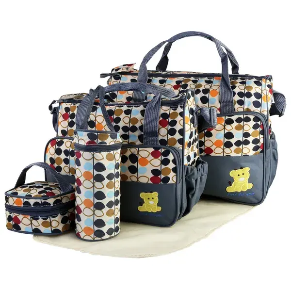 Baby Nappy Diaper Bags Set Mummy Shoulder