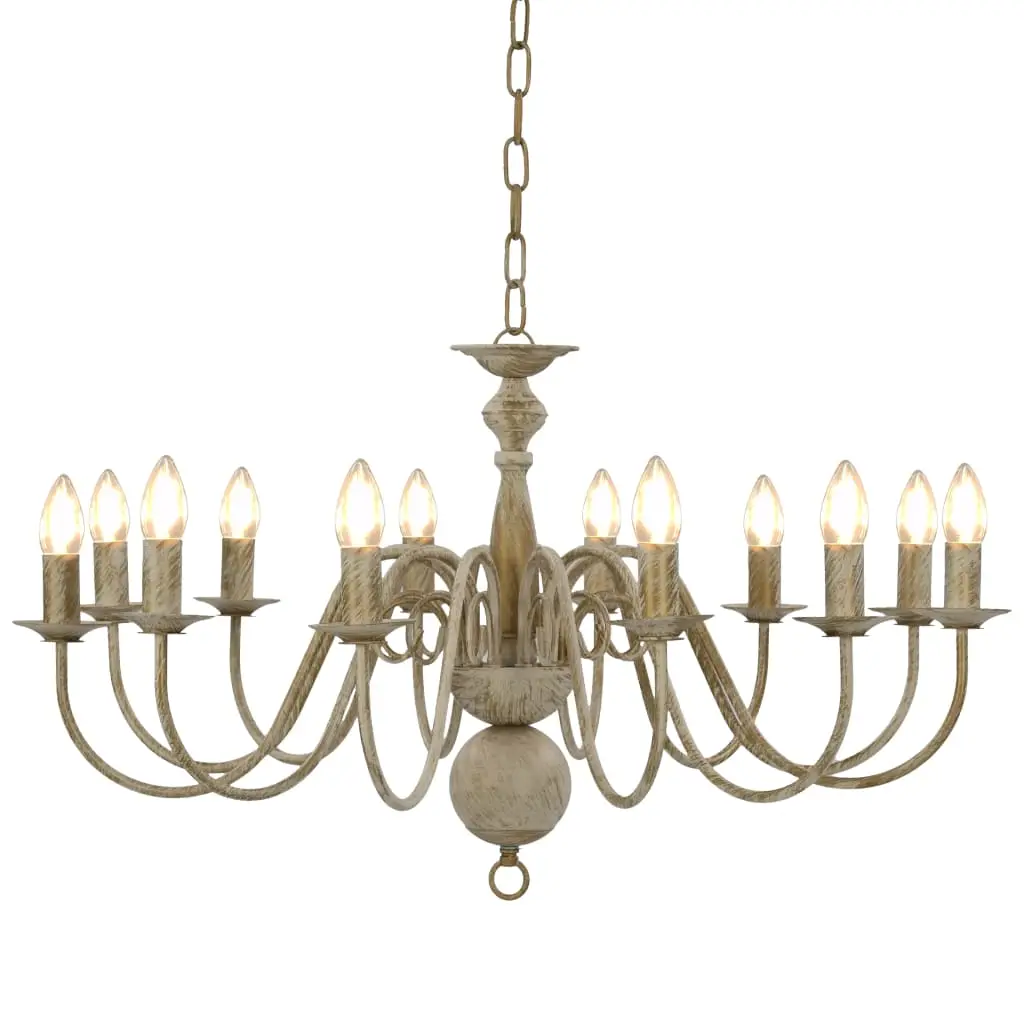 Antique Chandelier - 12 × E14 Sockets