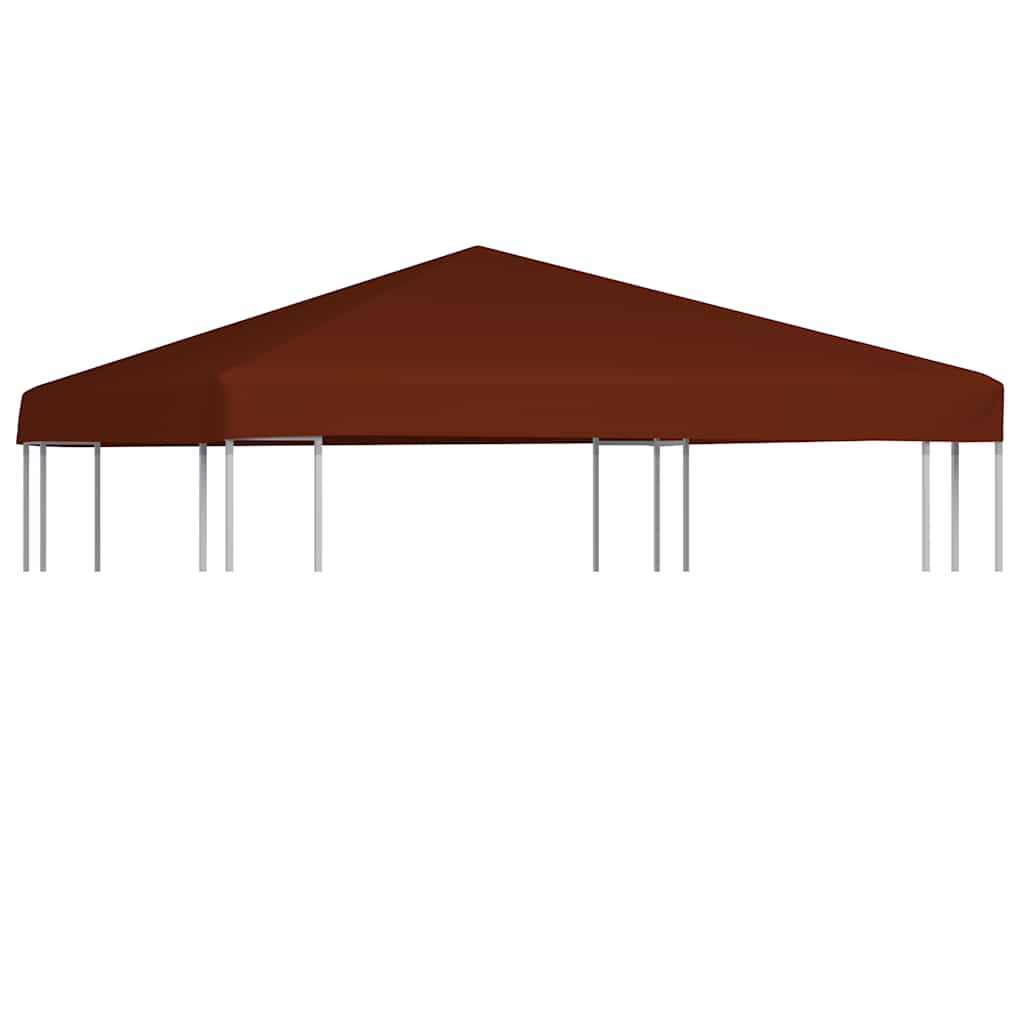 gazebo roof 310 g / m² 3x3 m Terracotta - Shop at LoveMi