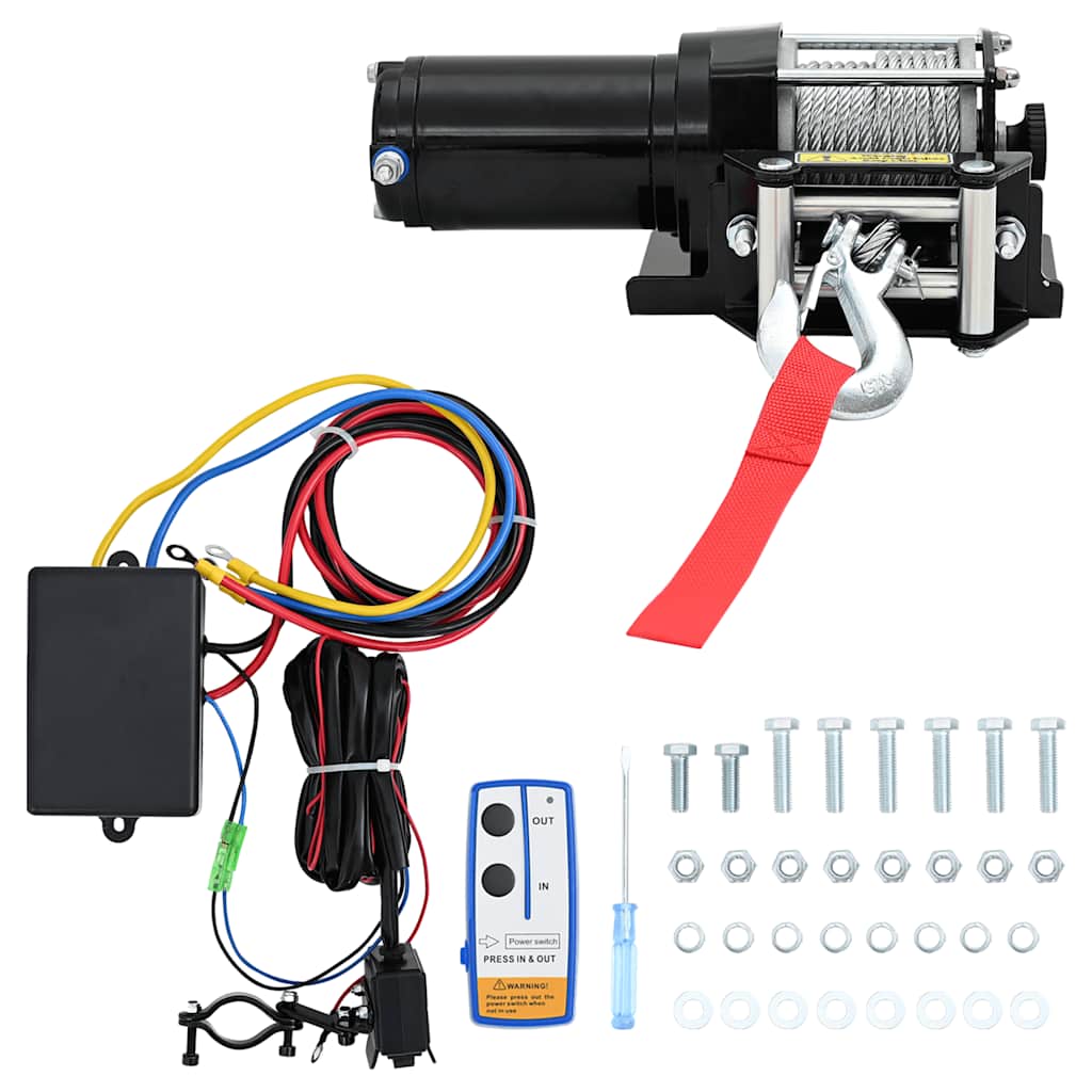 12V Electric Winch Cable Remote Control   12 – with wired and wireless remote control