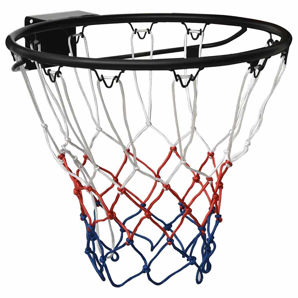 basketball hoop with net 45 cm   basketball ring – Black, Ø 45 cm
