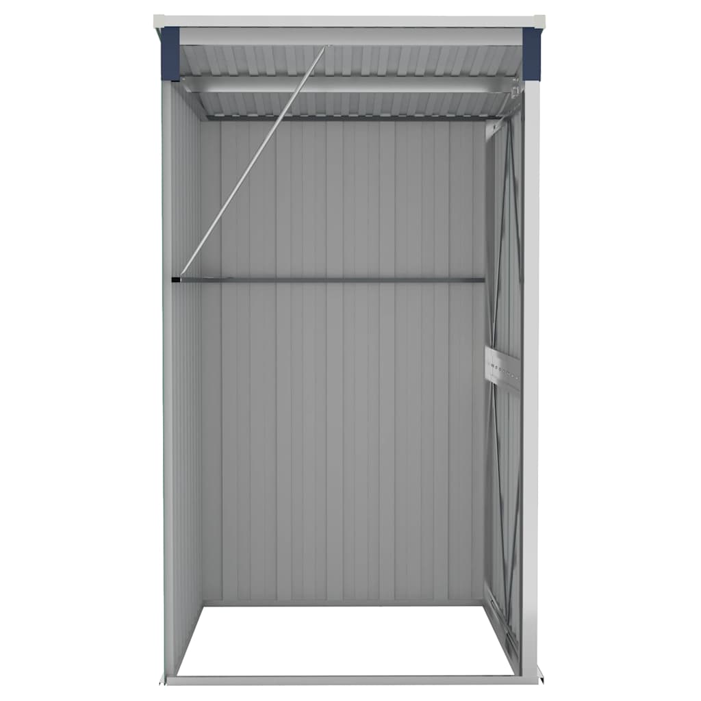Wall-mounted Garden Shed Galvanized Steel Anthracite Grey Storage_voghion.com