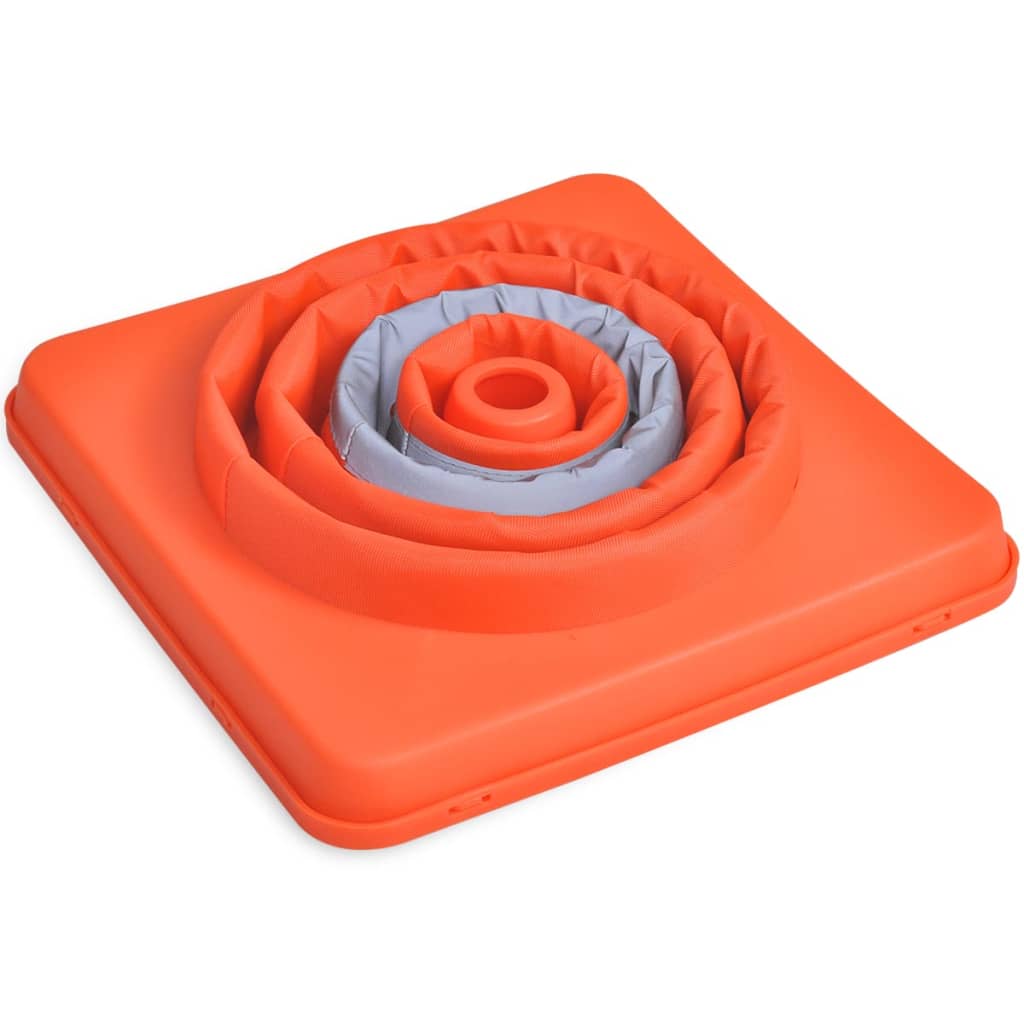5 Pylons Traffic Cones 42 cm   Foldable Traffic Cones