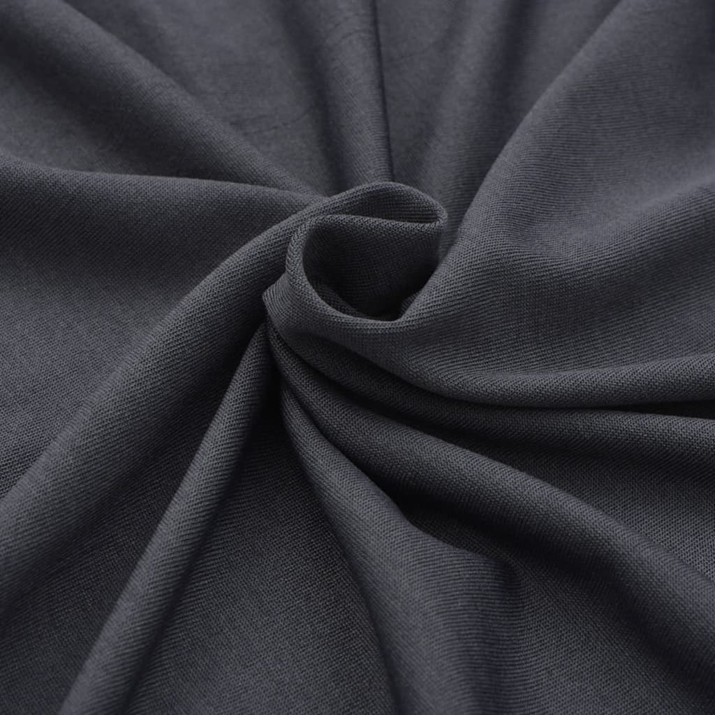   Stretch Table Cover 2 pcs. 120 x 60, Anthracite