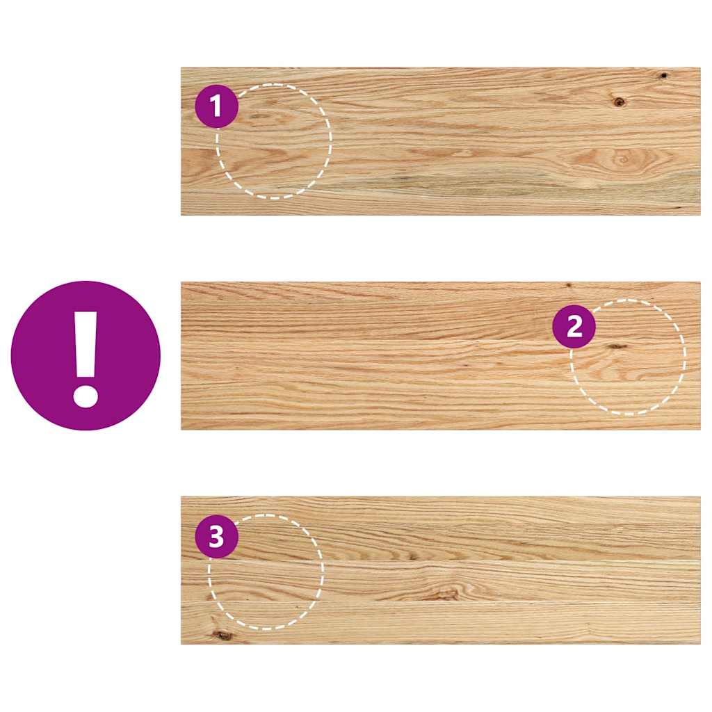   Window Sills 2 pcs. Untreated 70x Solid Oak