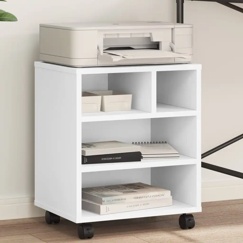 printer stand with wheels 41x
