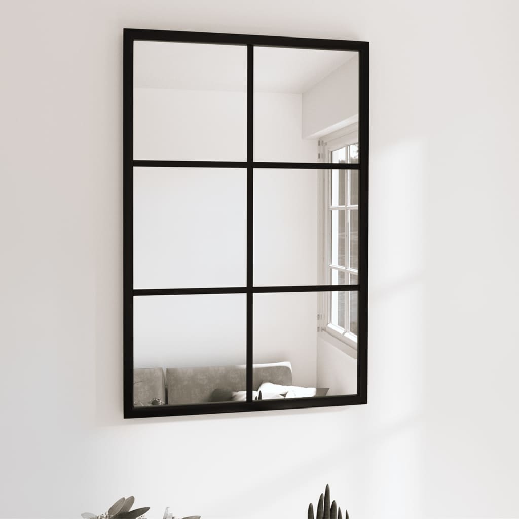 Rectangular Wall Mirror with Metal Frame, picture 4 of 12