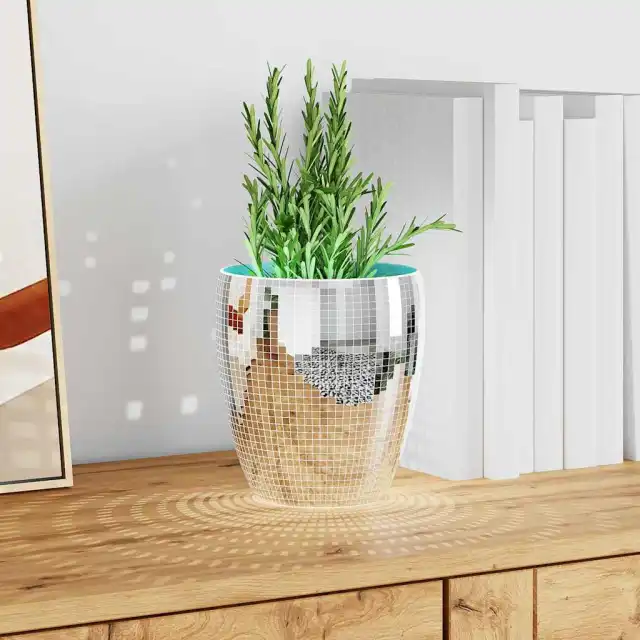 Mirror Mosaic Tile Geometric Silver Mirror Mosaic Tile - Shop at LoveMi