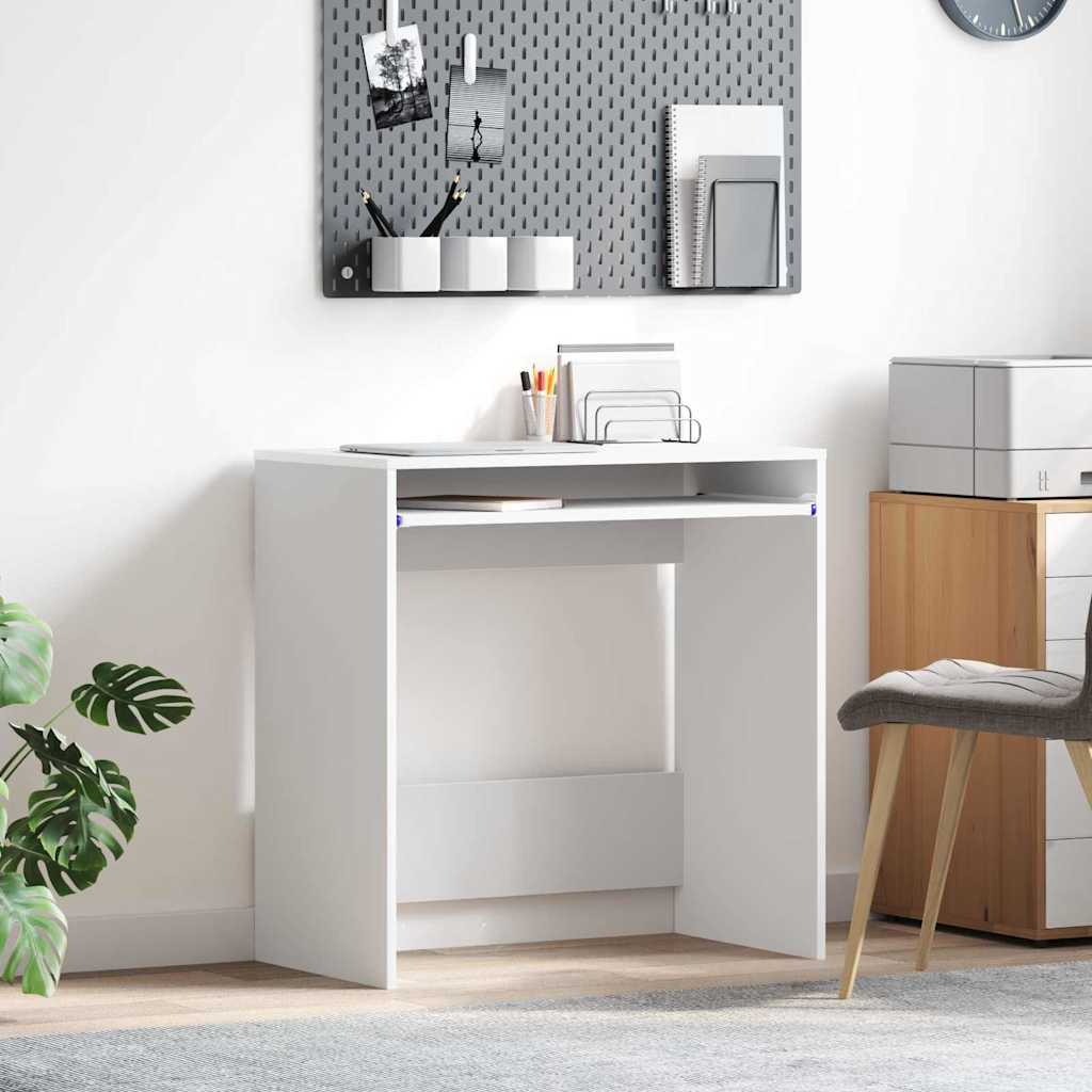 table with shelf 77.wood material White - Shop at LoveMi