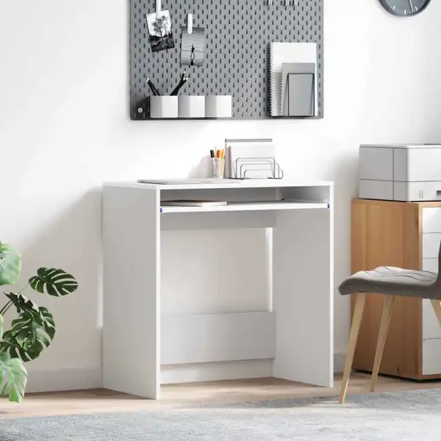 table with shelf 77.wood material White - Shop at LoveMi