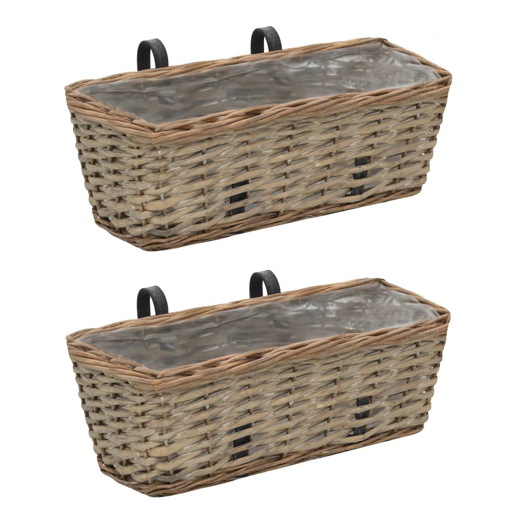 Willow Balcony Planters, Set of 2, picture 4 of 6