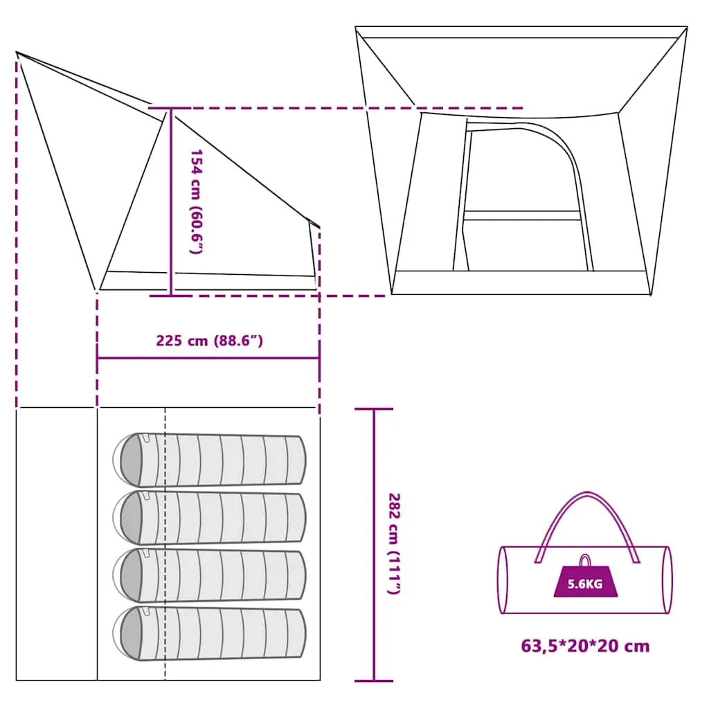 camping tent 282 x polyester   camping tent 282