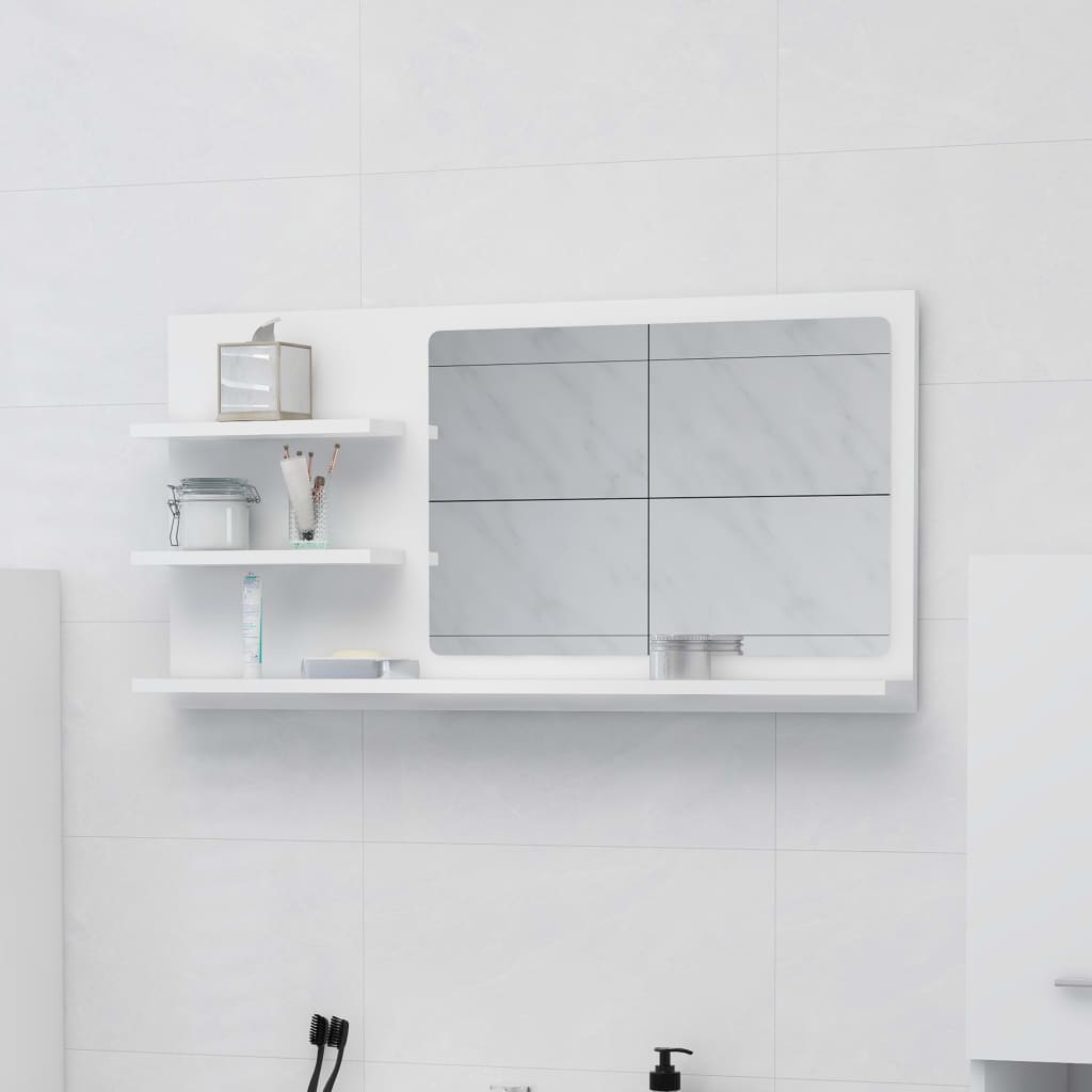   bathroom mirror 90x10, wood-based material