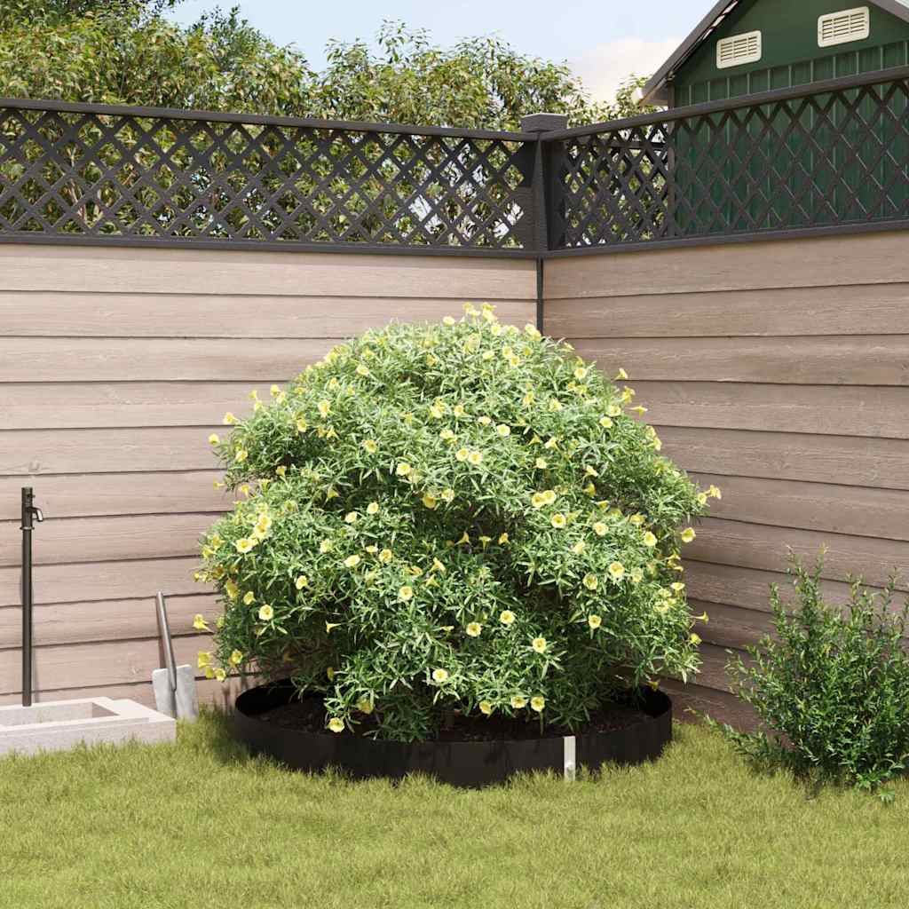 Schwarze HDPE-Wurzelsperre – Moderne, matte Oberfläche für effektives Gartenmanagement_voghion.com