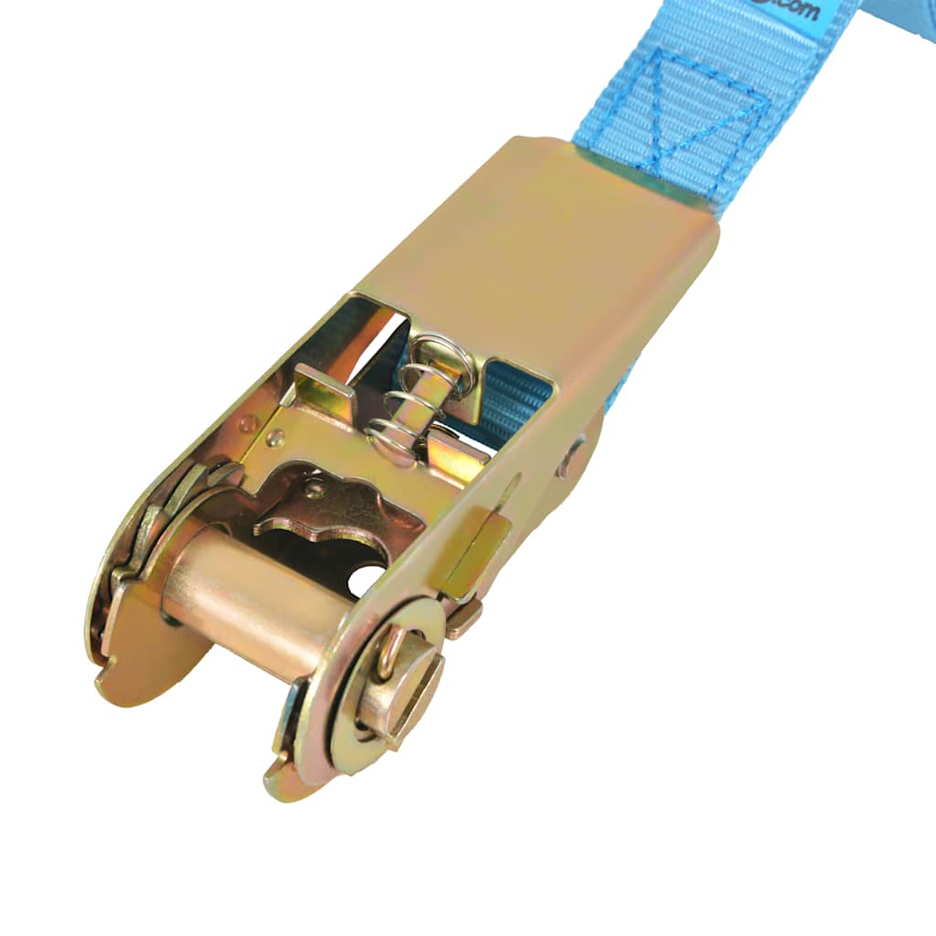   Ratchet Tie-Down Straps, 4 pcs, 0.8 ton, 6m x 25mm