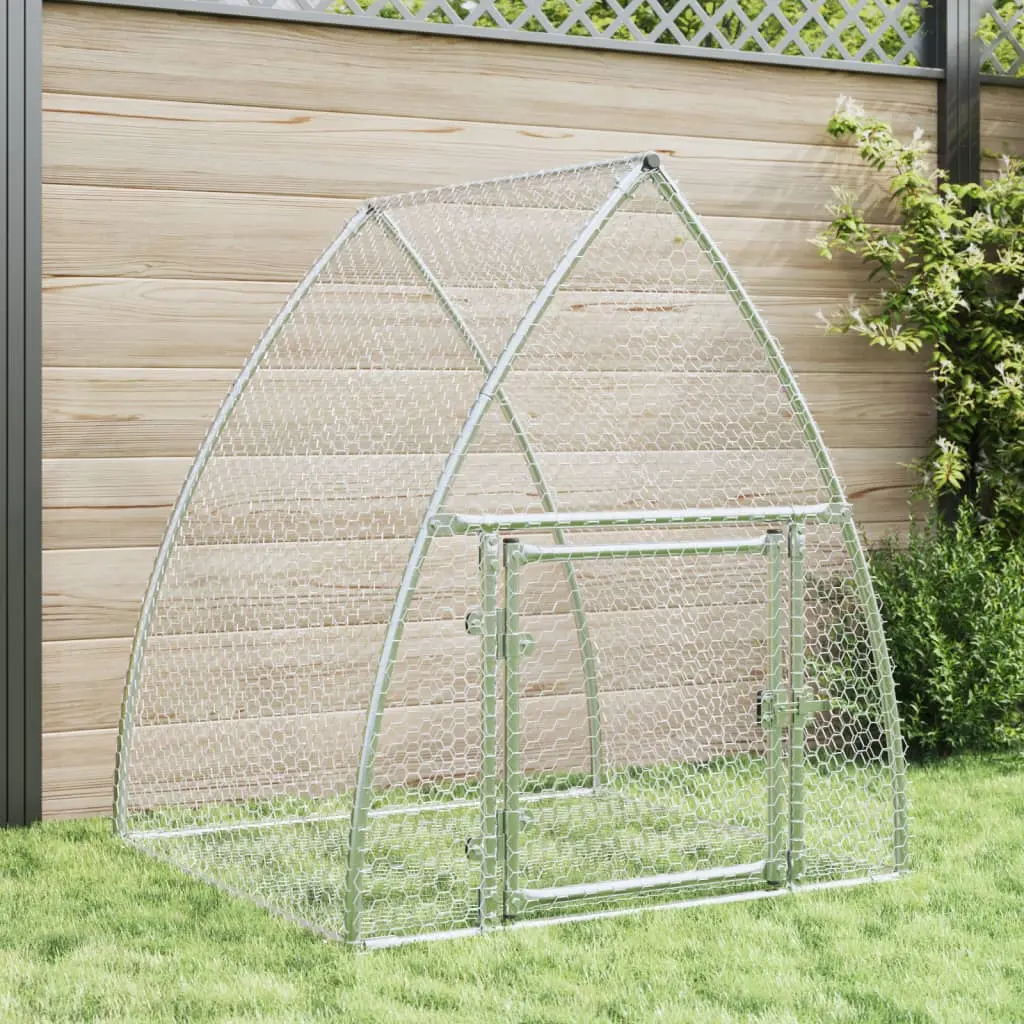 Rabbit Hutch Silver 100x Galvanized