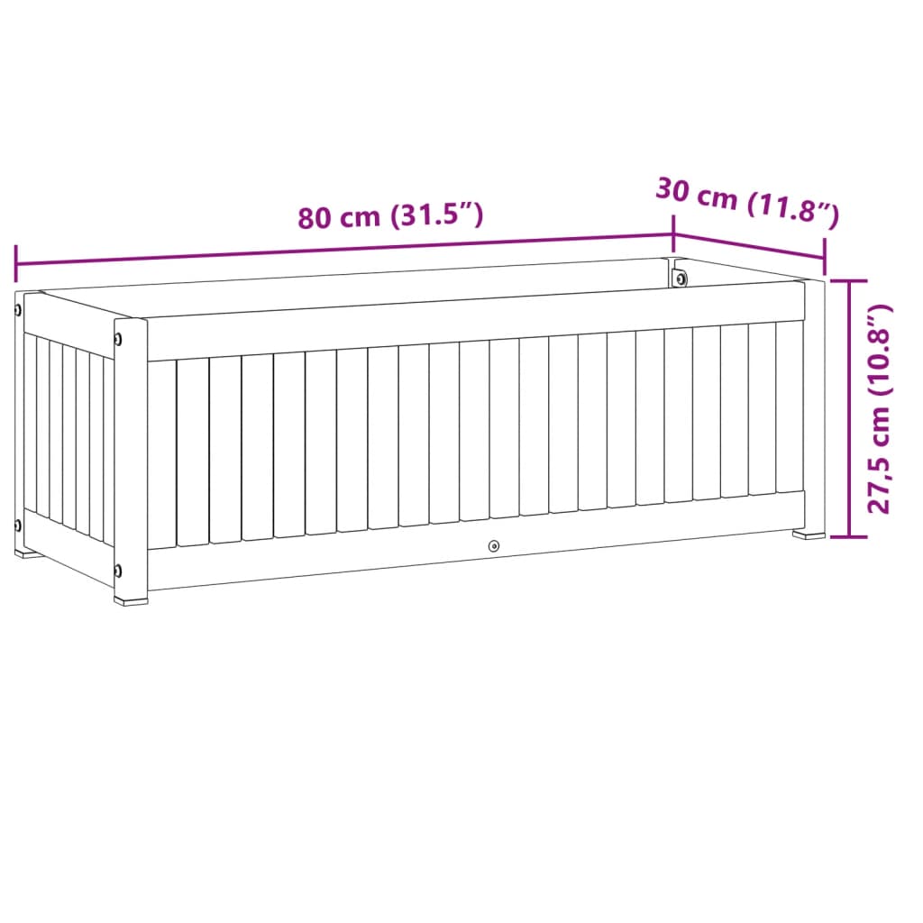 Acacia Line Planter Bild 9